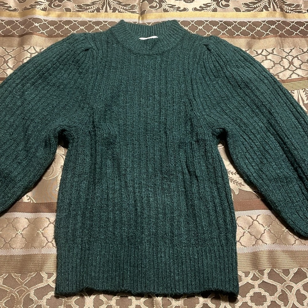 Leith Green Sweater